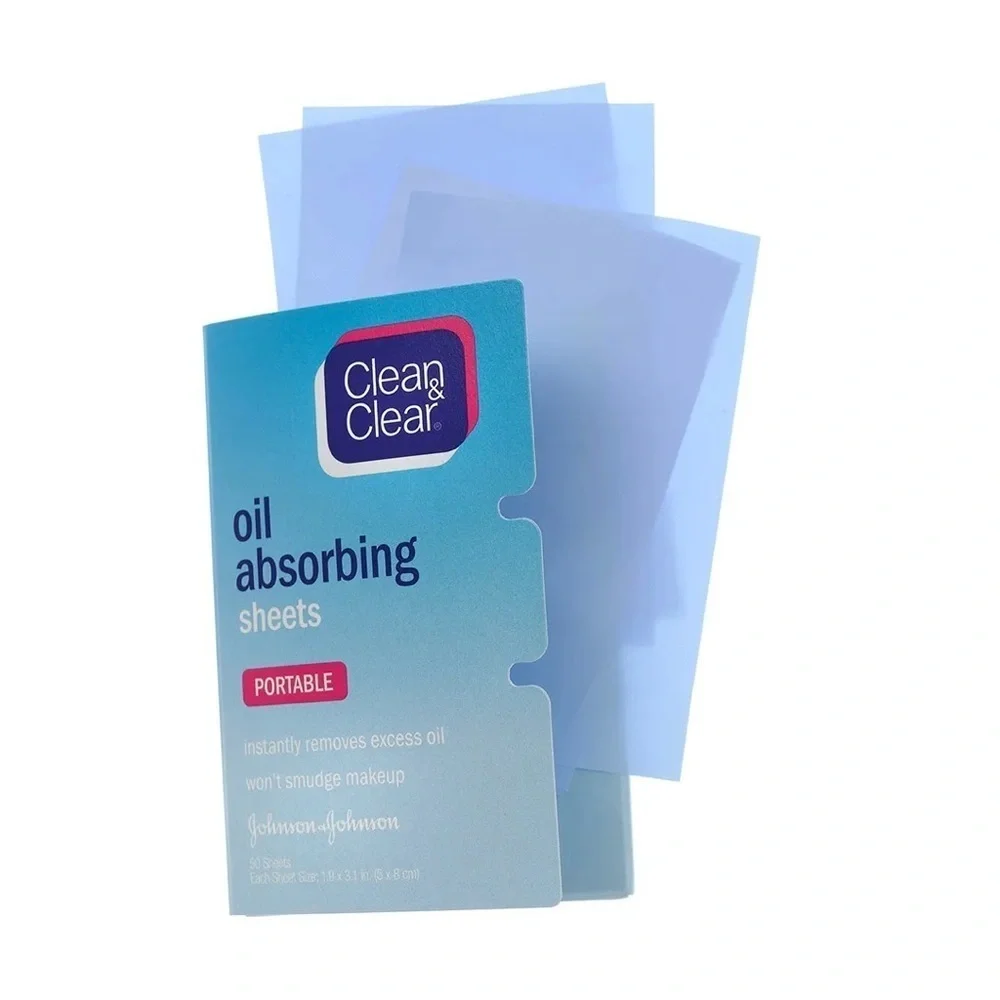 Clean and Clear Oil Absorbing Sheets 50 Sheet Pack